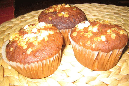 Kirsch-Nougat-Muffin - Muffins mit Kirschen und Nougat